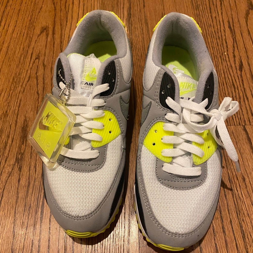 AirMax 90 Volt, Neon Yellow, White, Grey
